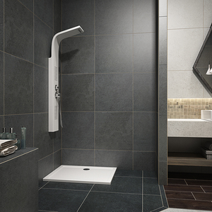 Casseroles de <span class=keywords><strong>douche</strong></span> en pierre cupc caravane salle de bain salle d'eau standard petit <span class=keywords><strong>grand</strong></span> antidérapant surface solide <span class=keywords><strong>rectangulaire</strong></span> plateau de base - Product Image 3