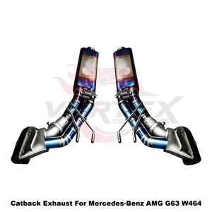 Vortex Global-Shop Preferred Carbon-Trimmed Titanium Piping For Mercedes-Benz AMG G63 W464 Layout - Product Image 4