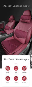 Anjuny, venta al por mayor, conjunto completo Universal de 7 asientos, cojín de asiento de espuma viscoelástica, fundas de asiento de coche para coxis, alivio del dolor de lujo - Product Image 2