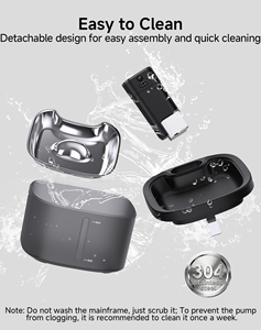 New Plastic Charge Dog Cat <b>Water</b> <b>Dispenser</b> Circulating Filter Flowing Intelligent Pet <b>Automatic</b> <b>Water</b> Feeder Bowl Cross-border - Product Image 3