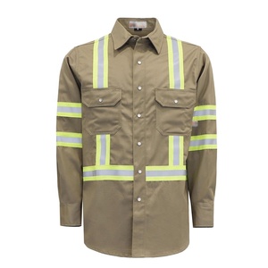 Camiseta de Trabajo de Alta Visibilidad para Construcción, Fluorescente, Ignífuga - Product Image 6