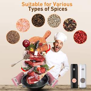 2024 Automatic Electric Salt and Pepper <b>Grinder</b> Set Type-C Charge Electric Pepper <b>Grinder</b> - Product Image 5