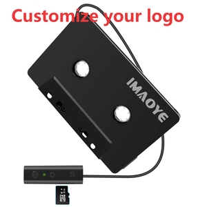 Adaptador de Cassette Portátil Negro con Bluetooth 5.0 y Ranura para Tarjeta TF, para Música en el Auto, Estudio, Uso en el Hogar, Conversor de Audio Inalámbrico, Reproductor de Casete Retro - Product Image 1