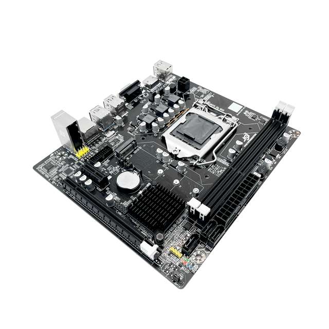 H61 Motherboard H61 Chipset 1000M Desktop Motherboard 2 Channels DDR4 PC Mainboard M-ATX Computer Motherboard for PC Parts