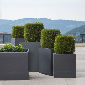 Pot de fleurs en acier inoxydable personnalisé, couleur, pour jardin extérieur, <span class=keywords><strong>jardinière</strong></span> en métal - Product Image 2