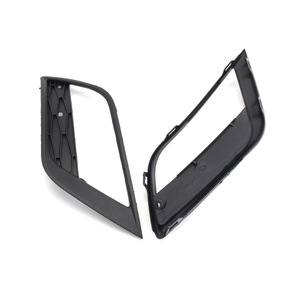 Seat Fog Light Bezels Black <b>ABS</b> Left And Right For 2013-2016 Ibiza Front Bumper Grille Covers - Product Image 3