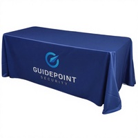 Promotion : Nappes de table sur mesure de 6 pieds, housses de table ajustées, sublimation par transfert thermique, nappes extensibles de 8 pieds, housses de table pour salons professionnels