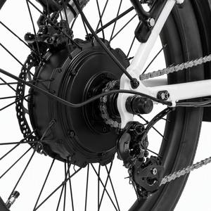 Bicicletta Elettrica Pieghevole Portatile con Pneumatici Fat da 20 Pollici, 7 Velocità, Motore Brushless ad Alta Potenza, Batteria al Litio, Bici Urbana Utilitaria con Luce LED - Product Image 5