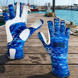3 Guantes Protectores de Dedos para Pesca con Mosca, Antideslizantes, de Nailon con Cierre de Hebilla, Protector de Línea de Pesca, para Exteriores, MOQ Pequeño - Product Image 3
