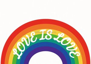 Abanicos Plegables de Bambú Personalizados con Diseño de Arcoíris, Abanicos de Mano de Plástico Coloridos, Arte Popular para el Orgullo LGBT, Decoraciones para Bodas, Halloween y el Hogar - Product Image 2