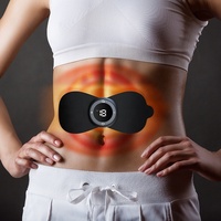 Tragbares Wiederaufladbares Wärmendes Bauch- und Gebärmutter-Vibrationstherapiegerät Körpermassagegerät Heizkissen für Bauchkrämpfe Bein- und Nackenschmerzen
