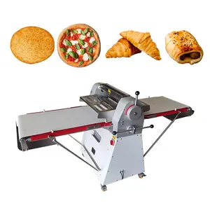 MS500 electric automatic cookie dough balling rolling machine dough sheeter for pizza dough laminator roller machine