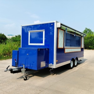YLROAD 5m Custom Mobile Food Truck with Commercial Deep Fryer Fast Food and Snack Trailer for the European Market - Product Image 4