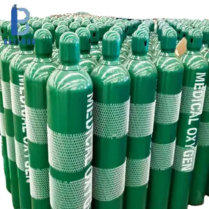 China Professional Manufacture Nahtloser Stahl 8L 10L 13.4L 20L CO2-Sauerstoffflasche