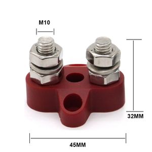 Dual Stud Heavy Duty RV Batería Terminal Combinación Común Rojo Negro M10 Accesorios interiores - Product Image 2