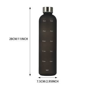 Offre Spéciale 1000ml Bouteille à boire <span class=keywords><strong>en</strong></span> plastique Gym Sport Logo personnalisé Bouteille d'eau <span class=keywords><strong>en</strong></span> plastique de <span class=keywords><strong>motivation</strong></span> avec marqueur de temps - Product Image 2