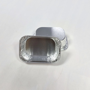 Contenitore <span class=keywords><strong>per</strong></span> <span class=keywords><strong>Alimenti</strong></span> <span class=keywords><strong>in</strong></span> Alluminio Argentato Certificato a Prova di Bambino, con Coperchio <span class=keywords><strong>in</strong></span> <span class=keywords><strong>Plastica</strong></span>, Forma Rettangolare 97*65*32mm, 100ml, Marca AFFIDABILE - Product Image 6