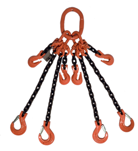 50t 45トン 一脚式 4脚式 チェーンクレーン スリング ダブルレッグ リフティングチェーンスリング 亜鉛メッキ溶接構造 プレーン仕上げ - Product Image 4
