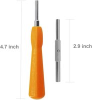 Tournevis, kit de tournevis de sécurité à double embout 4,5 mm 3,8 mm pour ouvrir les consoles NES, SNES, N64, GameBoy, GameCube, Virtual Boy