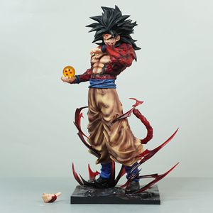 Figurine de collection OEM en résine PVC Saiyan JT Super Gear 4 GK, modèle de jouet tendance, cadeau, ornement, vente en gros, figurine de <span class=keywords><strong>Goku</strong></span>, statues SSSSJ - Product Image 2