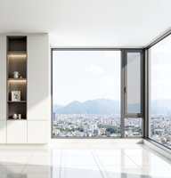Fenêtres à battants insonorisées en alliage d'aluminium à rupture de pont thermique haut de gamme de Foshan, design moderne pour chambres et balcons