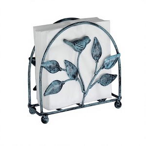 <b>Leaf</b> Design Iron Tissue Napkin Holder With Highest Quality Customized Shape Napkin Holder At Lowest Price - Product Image 1