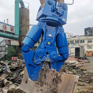 Nouvelle conception de cisailles hydrauliques pour la déchiquetage des métaux, broyeur de béton, coupeur d'acier, rotation à 360 degrés, démolition pour excavatrice - Product Image 2