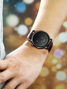 <span class=keywords><strong>Montre</strong></span>-bracelet à quartz pour homme TOMI T101, design simple et élégant, cadran rond, bracelet en cuir, usage quotidien, vente en gros - Product Image 4