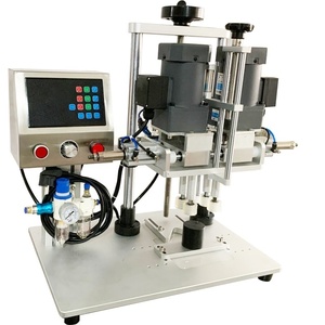 เครื่องปิดฝาขวดกึ่งอัตโนมัติแบบไฟฟ้าตั้งโต๊ะ 4 ล้อ แบบปากเป็ด - Product Image 3
