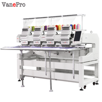 VanePro Nouvelle Machine à Broderie Informatisée de Haute Qualité à 12/15 Aiguilles et 4 Têtes avec Moteur pour Usage Domestique et Professionnel, Assistance Après-Vente 24h/24
