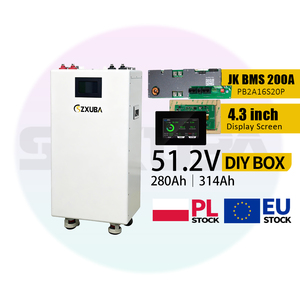 Szxiba 24V 48V 280ah 300ah 320ah BMS tự làm Hộp kit 5KW 10KW 15KW LiFePO4 Pin gói LiFePO4 pin tự làm trường hợp - Product Image 1