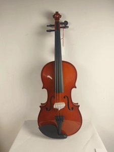 Violon artisanal 4/4 en <span class=keywords><strong>bois</strong></span> massif, prix bas, violon pour étudiant avec archet et étui, bonne finition, belle couleur - Product Image 3