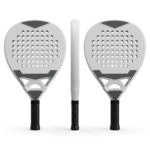 Palas de Pádel con Logotipo Personalizado, Raquetas de Pádel de Fibra de Carbono de 3.8 cm de Grosor, Raqueta de Tenis de Playa - Product Image 2