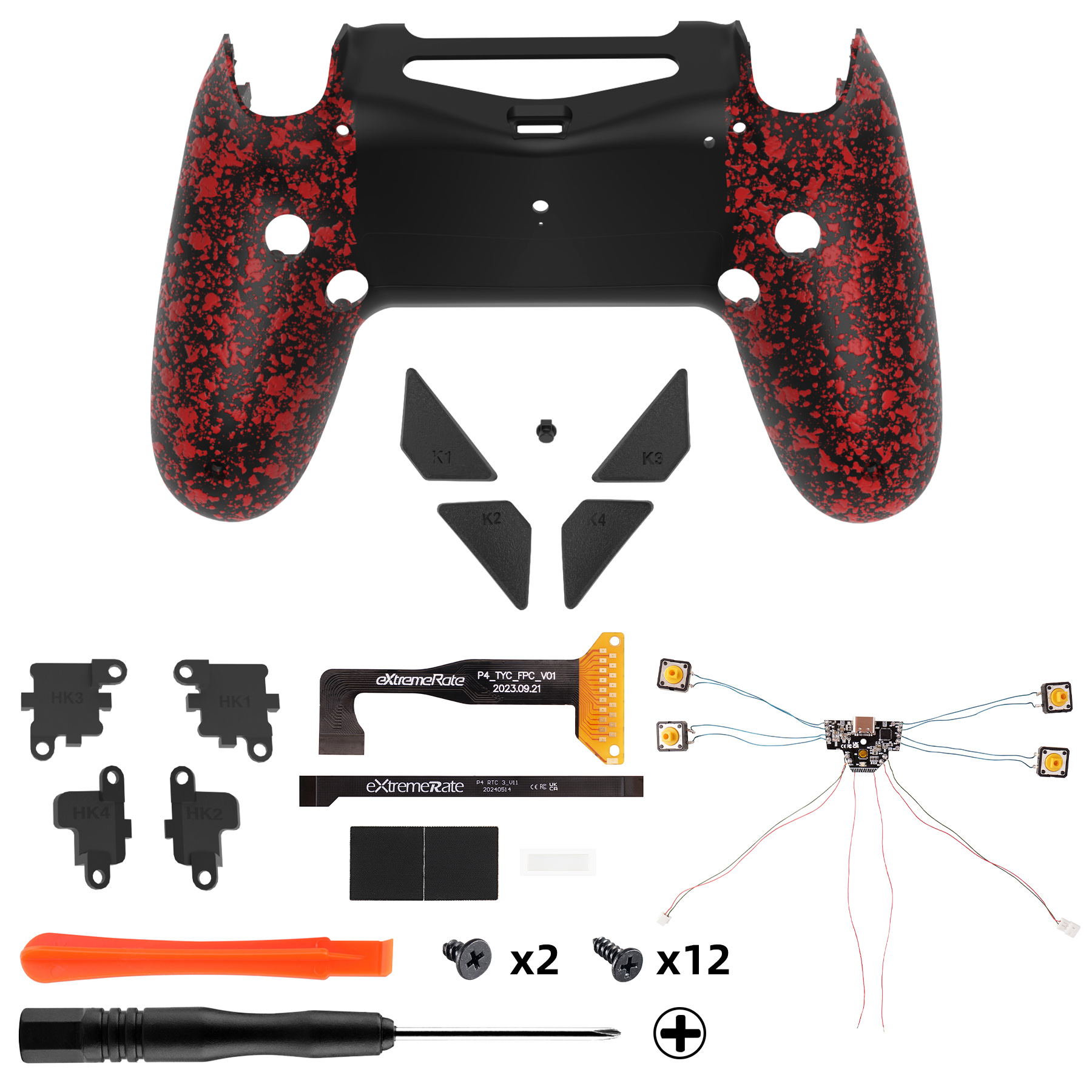 Textured Red RYKP4P004