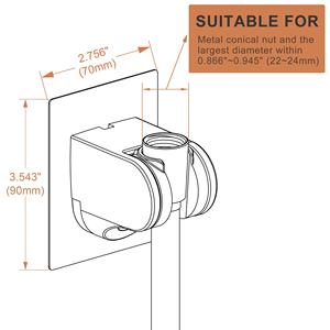 <span class=keywords><strong>Support</strong></span> de pomme de <span class=keywords><strong>douche</strong></span> mural réglable, <span class=keywords><strong>sans</strong></span> perçage, adhésif puissant, étanche, pour camping-car, salle de bain pour enfants - Product Image 5