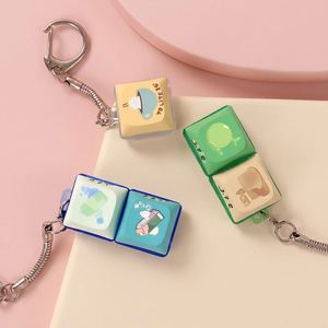 Al por mayor, Llavero mecánico personalizado con tecla de teclado, Juguete antiestrés, Bonito colgante para bolso, Regalos para jugadores - Product Image 1