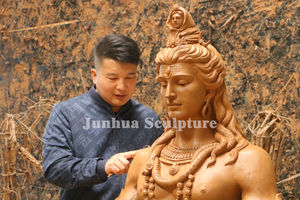 Statue de <span class=keywords><strong>bouddha</strong></span> indien en Bronze de grande taille à vendre - Product Image 4