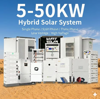 Kit Système d'Énergie Solaire 5kVA 10kVA 12kVA 15kVA 20kVA 30kVA 50kVA Panneaux Solaires Batterie LiFePO4 Onduleur Solaire Stockage d'Énergie Domestique