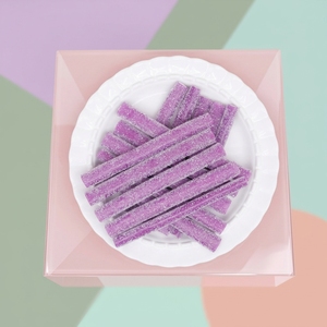 Festival de Compras: Lo Mejor en Dulces al por Mayor - Barra de Gomitas de Regaliz Ácido Rellenas de Uva, Innovadoras y Masticables - Product Image 1