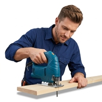 Scie sauteuse électrique portable 570 W à vitesse variable pour la découpe du bois, scie à main électrique