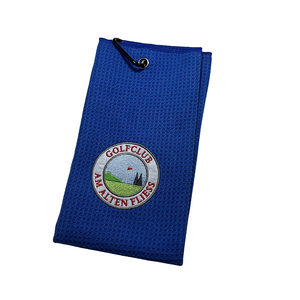 Serviette de <span class=keywords><strong>golf</strong></span> sportive en microfibre gaufrée, brodée sur mesure, séchage rapide, écologique, Shanghai Xiyi 2023 - Product Image 2