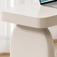 Belle conception française crème Style Table d'ordinateur bureau de travail moderne bureau en bois pour bureau à domicile