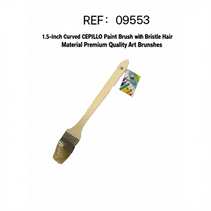 Pinceau courbé de 1,5 pouce CEPILLO avec poils en soies, qualité supérieure, pinceaux d'art - Product Image 2