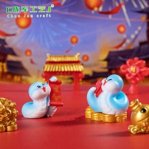 Figura Decorativa de Serpiente Pequeña de Año Nuevo, Accesorios Decorativos para Bolsas Sorpresa, Micropaisaje, Escritorio, Coche - Product Image 5