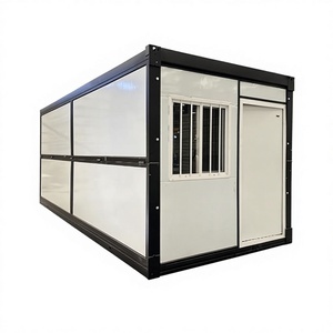 Maisons conteneurs pliantes préfabriquées en acier mobiles de 20 et 40 pieds pour bureaux, écoles, appartements, centres commerciaux, supermarchés et usage extérieur - Product Image 1