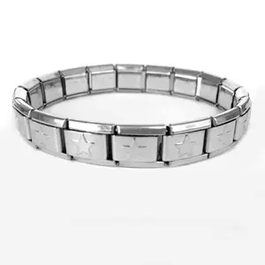 Blues 9mm wholesale Stainless steel cross butterfly animal star italian module bracelet italian charm links for bracelet