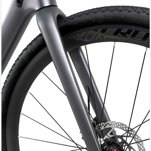 Bicicleta Gravel V1-PB (25 años) con freno de disco, manillar plano, 24 velocidades, fibra de carbono, ligera, para carreras de carretera, venta al por mayor de fábrica, envío rápido - Product Image 4