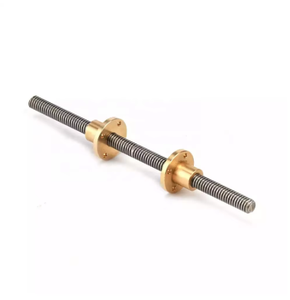 304 Stainless Steel T12 Screw Length 100 200 300 400 500 600 700 800 1000mm Lead 2 3 4 8 10 <strong>Trapezoidal</strong> <strong>Spindle</strong> And Nut - Product Image 5