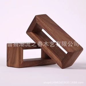 Solid wood computer monitor <b>desktop</b> riser stand, office desk bracket, storage stand, tabletop base, and <b>shelf</b>. - Product Image 4