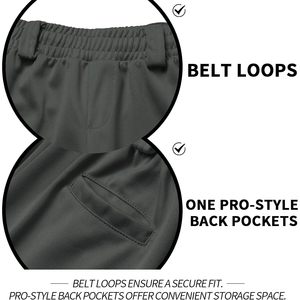Pantalones de Béisbol para Niños, Pantalones Deportivos de Secado Rápido, de Poliéster Suave, Tallas 2T, 3T, 4T, 5T - Product Image 3